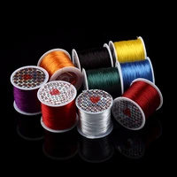 louleur 1 rollslot 10 colors elastic cords stretch beading wirecordstringthread for diy bracelets jewelry making materials