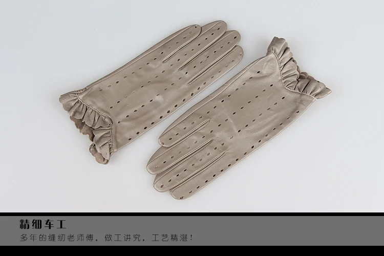 Новые весенние женские варежки из натуральной кожи, женские перчатки, модные стильные кожаные перчатки, перчатки из овчины, женские перчатки для вождения