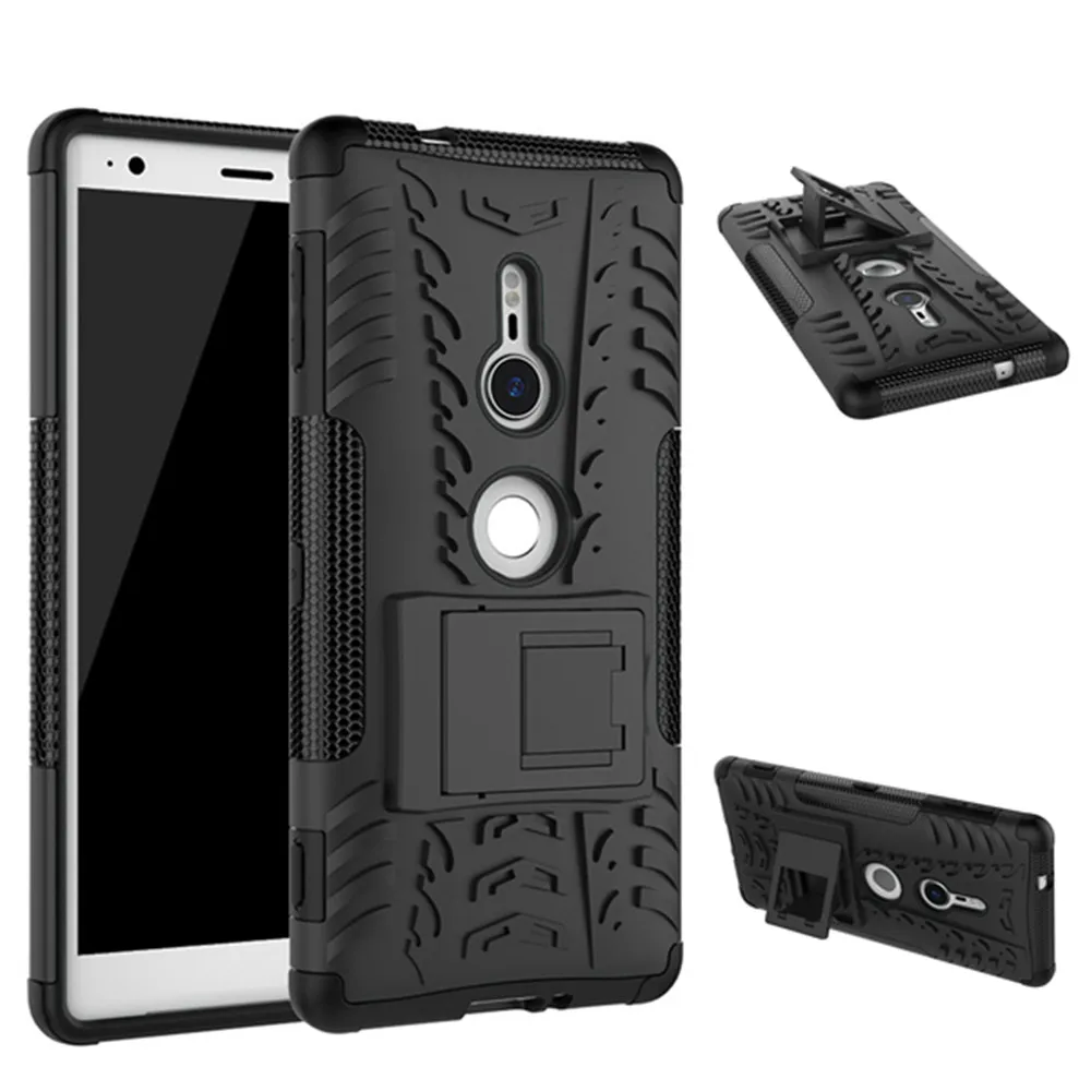 Противоударный чехол подставка для Sony Xperia XZ2 5 7 дюйма H8116 H8166 H8296|Бамперы| |