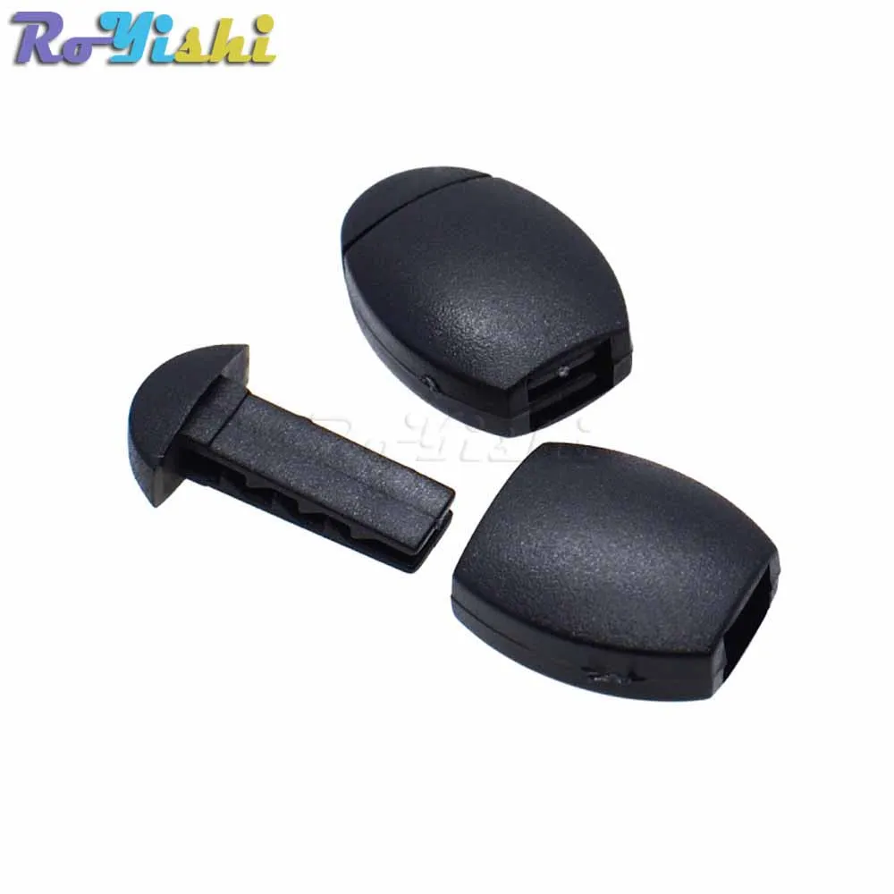 10 _ пластиковая застежка молния пряжка для шнура черного цвета