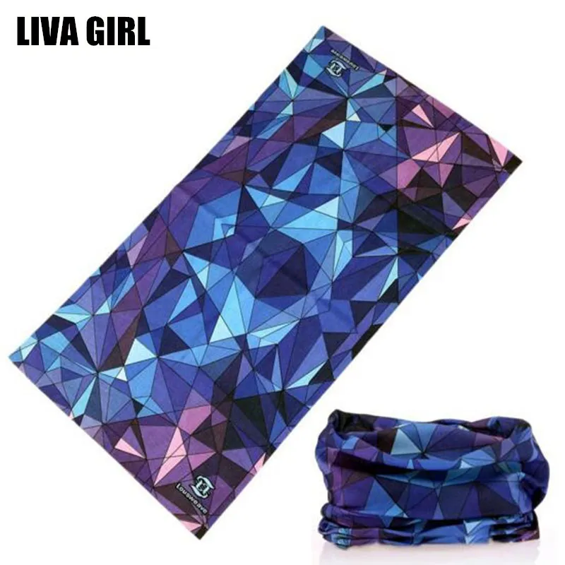 Liva Girl модный Печатный ободок Бандана Шарф Многофункциональный бесшовный маска