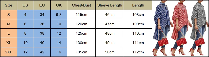 Casual Shirt Red Blue Black Striped Tops Fashion Women Ladies Half Sleeve Loose Blouse | Женская одежда