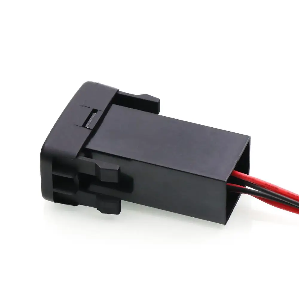 Двойной QC3.0 USB интерфейс разъем быстрое автомобильное зарядное устройство, быстрая зарядка автомобильное зарядное устройство используется для TOYOTA Hilux VIGO, Coaster, Corolla, Yaris, eiz