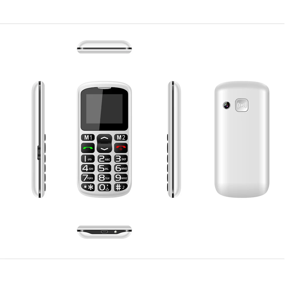 FSMART бар сотовый телефон одноместный sim-карты GSM 1.8 дюймов 0.3MP камеры 700 мАч большой