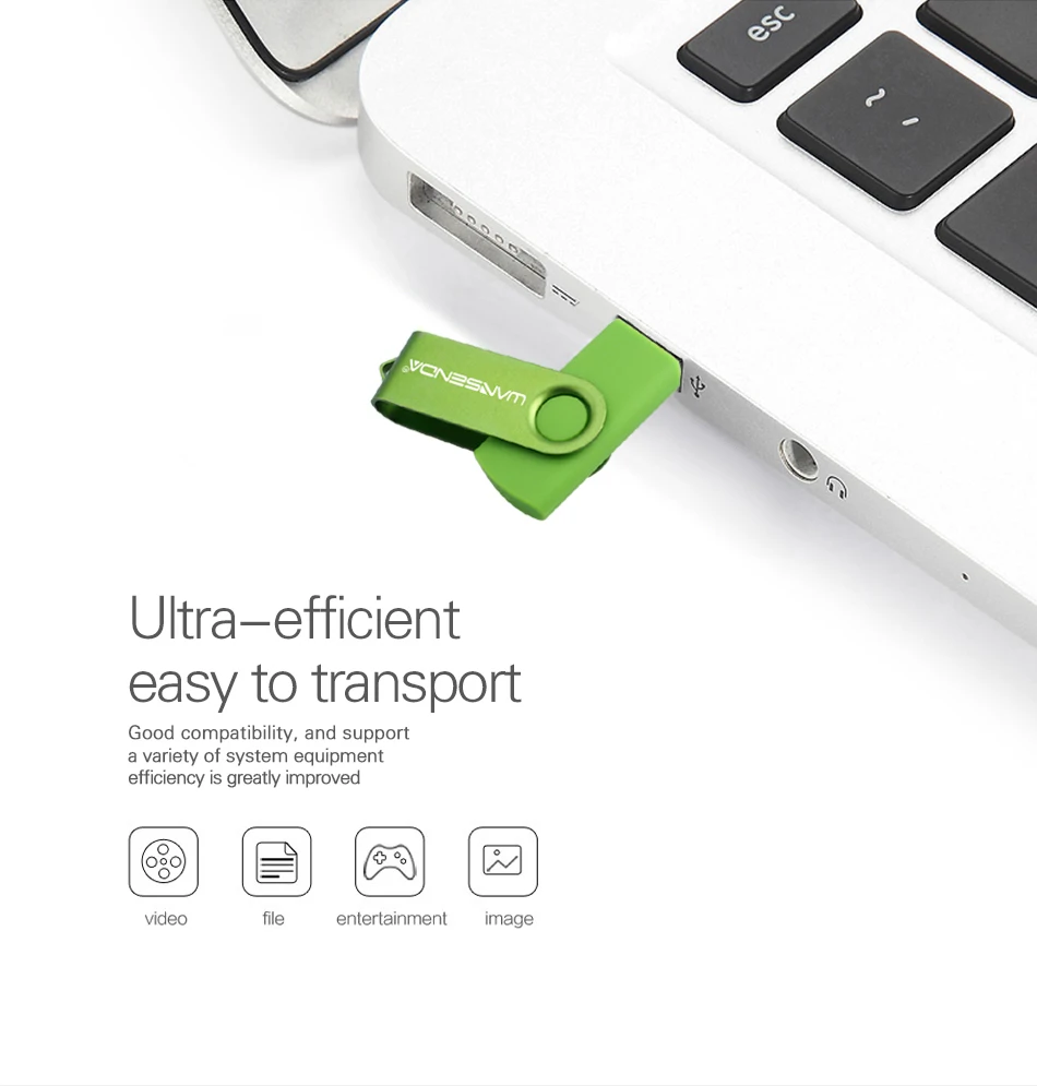 WANSENDA D300 USB флеш-накопитель 3,0, 128 ГБ, 64 ГБ, 32 ГБ, 16 ГБ, 8 ГБ, 4 Гб, вращающийся дизайн, карта памяти, флешка, посылка