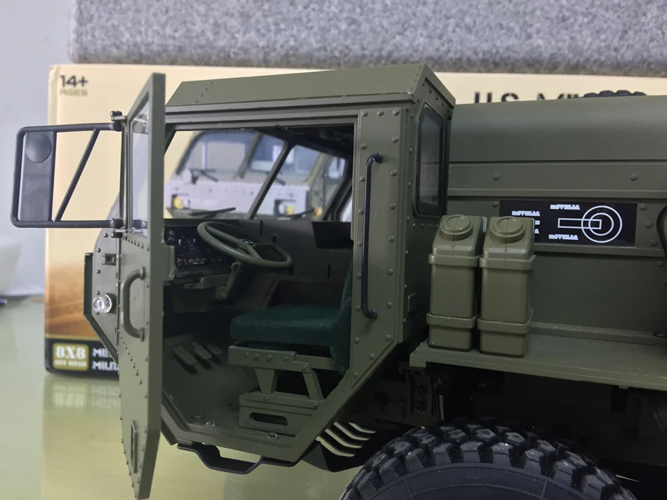 HG P801 1:12 2,4G 8*8 M983 739 мм Rc автомобиль армейский военный грузовик США без зарядного устройства RC расстояние 100 м 550 матовый мотор