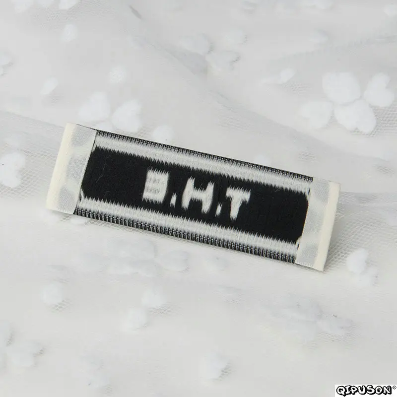 DH047 логотип на заказ брендовые тканые этикетки для одежды одежды|Этикетки одежды|