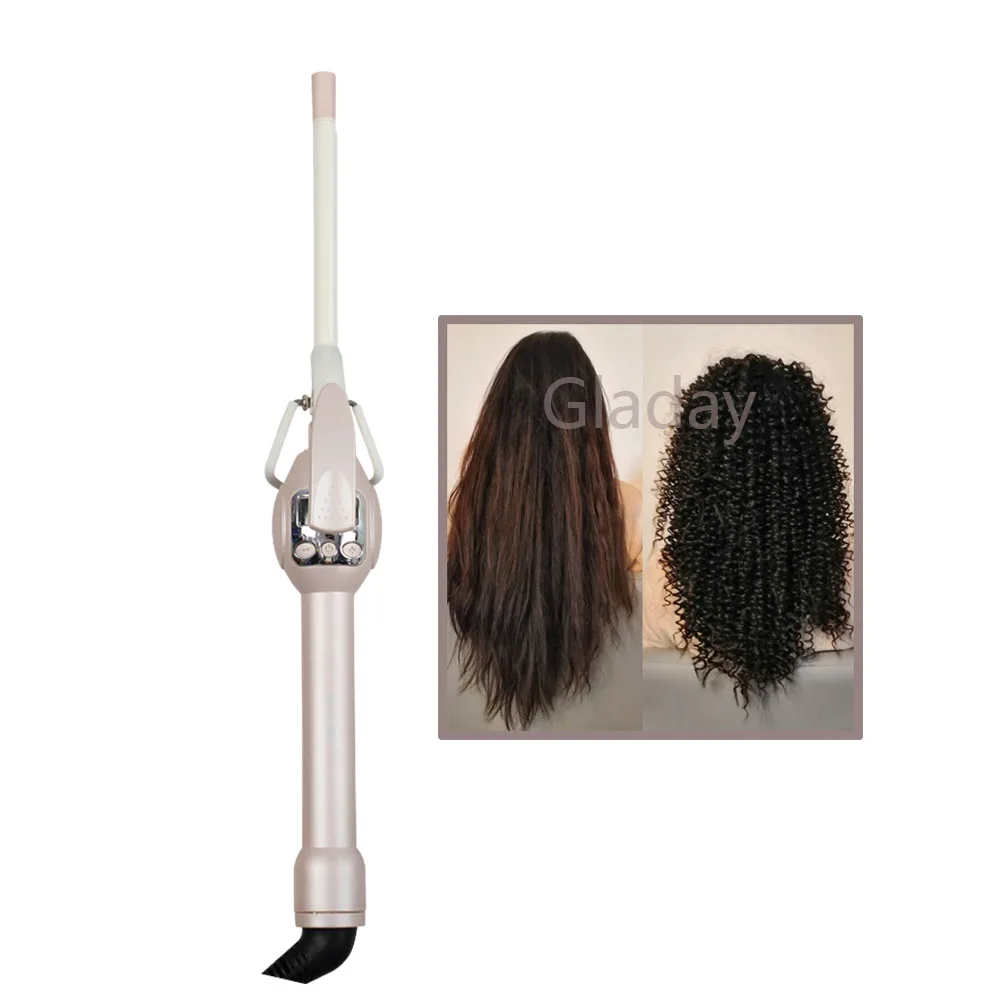 

Gladay High Quality Hair Curler Electric Ceramic Coating Curling 360 Degree Swivel Deep Hair Styler Curls Iron