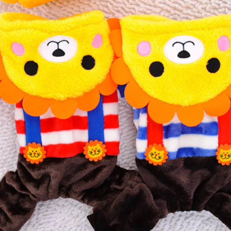 Новая Зимняя одежда для собак Бритни лев биб зимняя тедди милые одежды любимчика