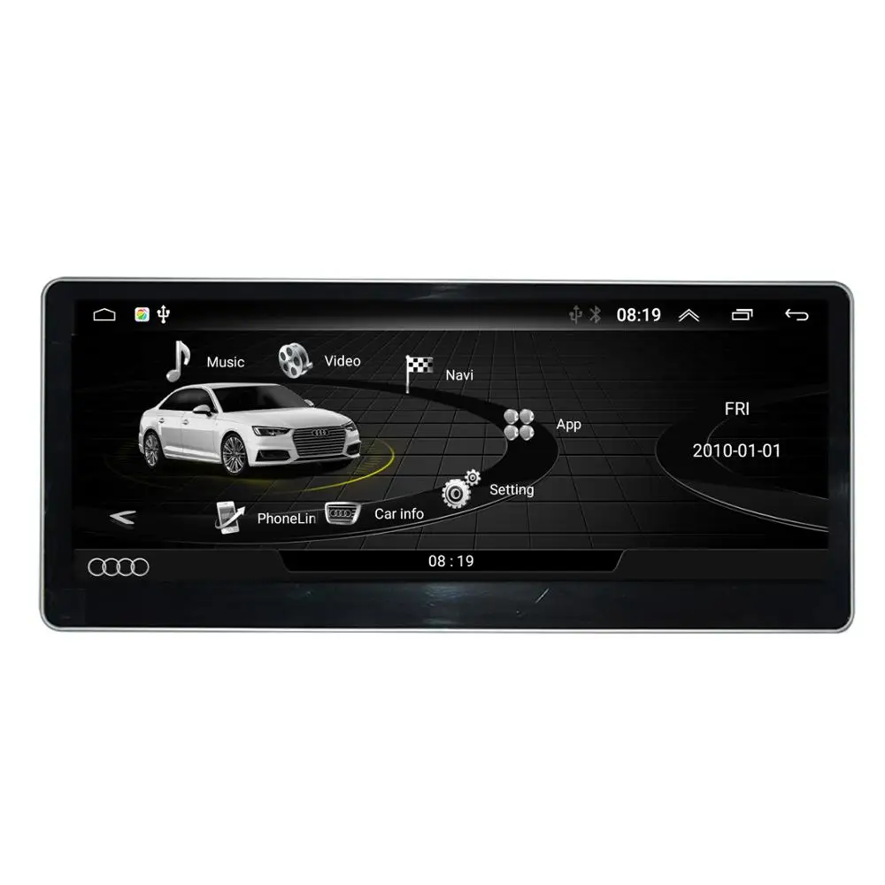 COIKA 10,2" Автомобильный ips сенсорный экран стерео для Audi A4L A5 B9- Android 9,0 система gps рекордер wifi Google SWC CarPlay