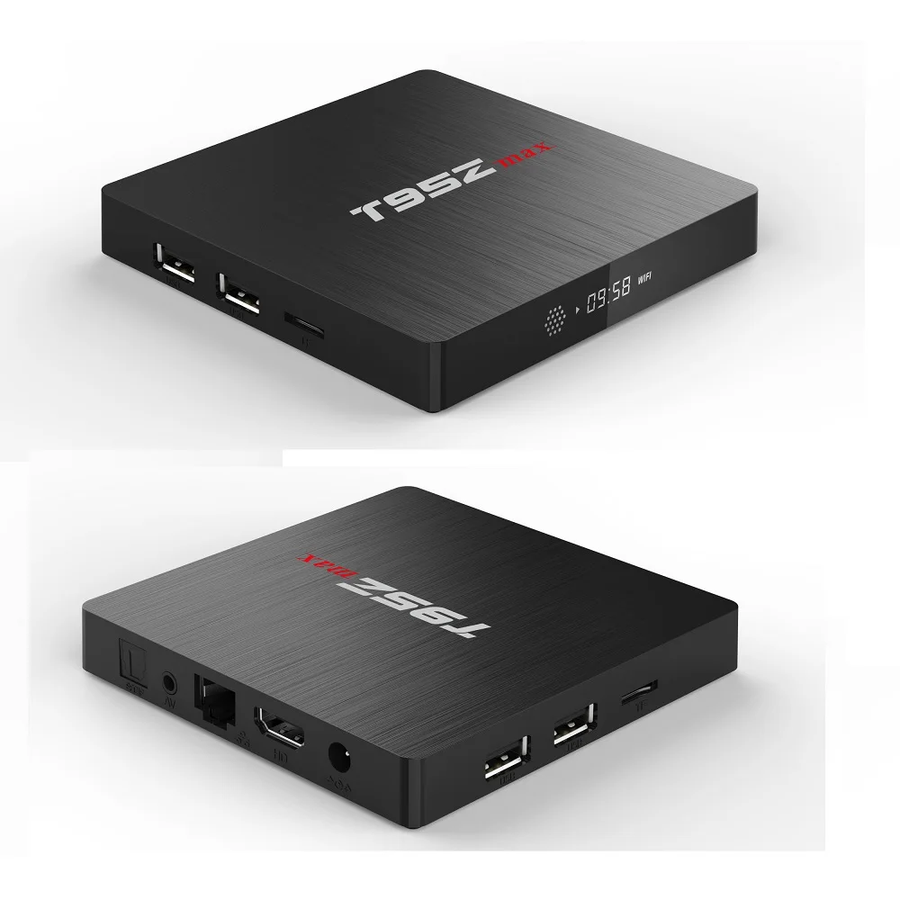 T95Z макс 3 Гб оперативной памяти 32 встроенной процессор Amlogic S912 Octa Core Andorid 7 1 ТВ