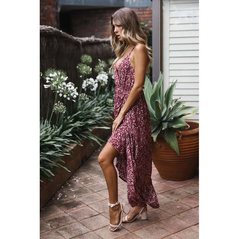 Новинка 2020 женское летнее платье Пляжное стильное сексуальное ТРАПЕЦИЕВИДНОЕ