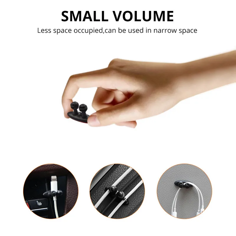 8x автомобильное зарядное устройство линия USB кабель зажим аксессуары наклейка