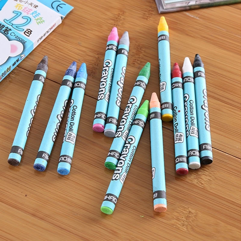 Новинка 2020 1 набор восковых карандашей для рисования инструмент 8/12/24