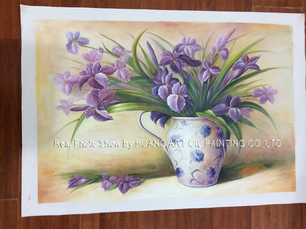 Реалистичная ваза ручной работы картина маслом на холсте ручная роспись