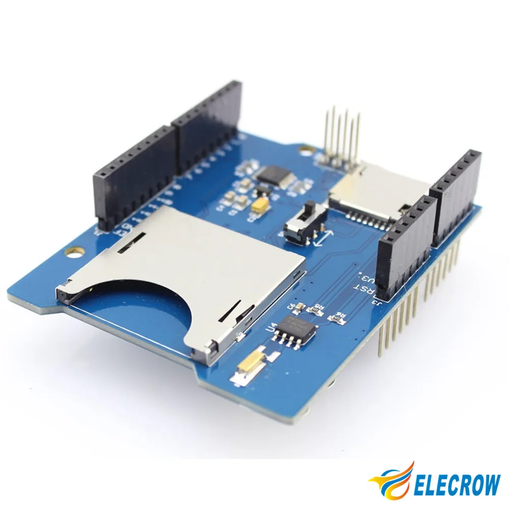 Elecrow RTC Технические данные для Arduino UNO Поддержка MicroSD SDHC TF карт с встроенным