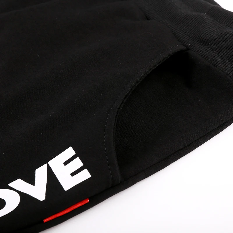 Эластичные талии 3XL-8XL размера плюс джоггеры пот брюки мужские буквы любовь