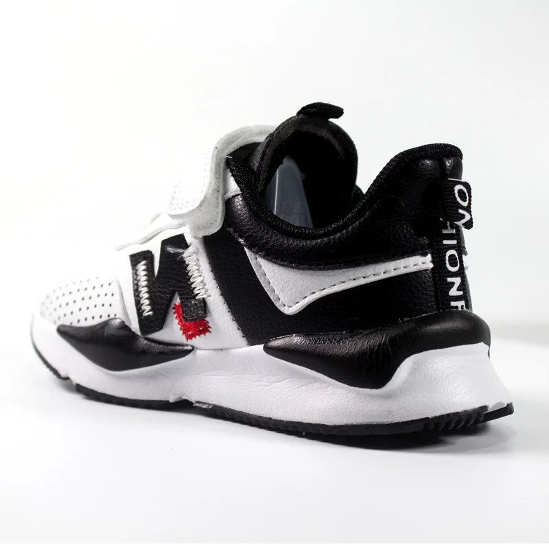 Bdkids Toddler Fashion Sneakers Kids 2018 Children For Boys White And Black Breathable Mesh Hook Loop Eva 162D | Детская одежда и