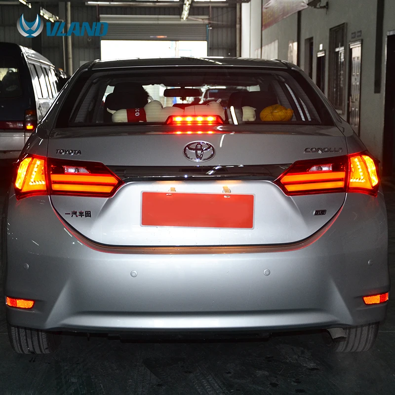 Vland стайлинга автомобилей для Corolla Altis 2014 2015 2016 светодиодный Задние огни решетка