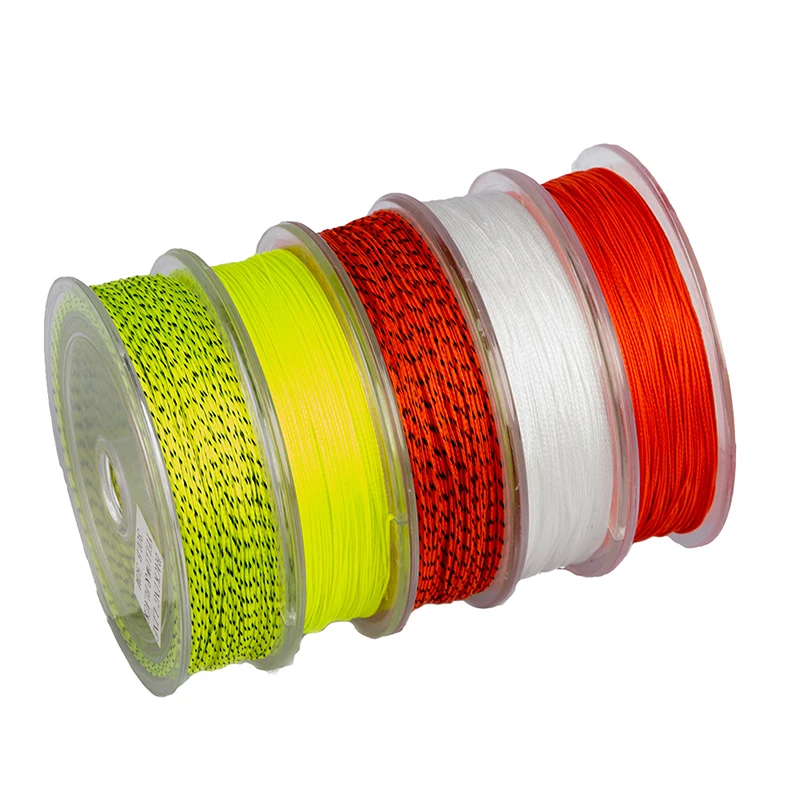 20/30LB Line Backing  Fly Fishing Trout Line & Loop White Orange Yellow Braided