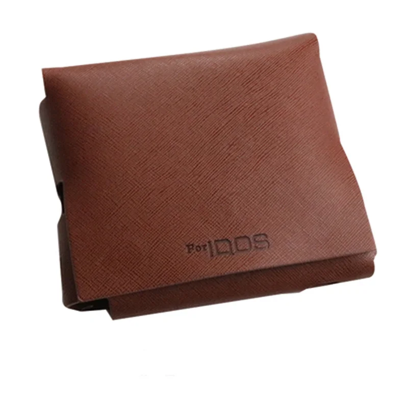 Brown Модный кожаный портативный мини-чехол для IQOS 3, сумка IQOS 3,0, защитный чехол для сигареты, чехол для IQOS 3,0, сумка для переноски - Цвет: Brown