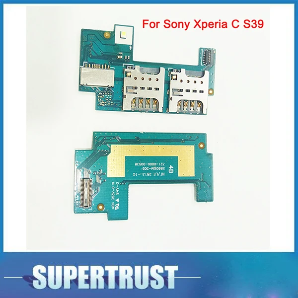 Для Sony Xperia C S39H S39C C2305 C2304 слот для сим-карты держатель лотка чтения разъем платы