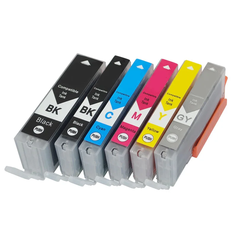 6 ПАК Pgi570 cli571 чернильный картридж совместимый для Canon MG5700 MG5750 MG5751 MG5752 MG5753 MG6800 MG6850 PGI