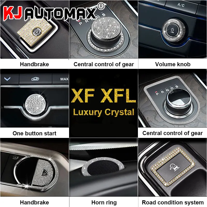Украшение KJAUTOMAX для Jaguar XF/XFL украшение с кристаллами ручка стайлинга автомобиля