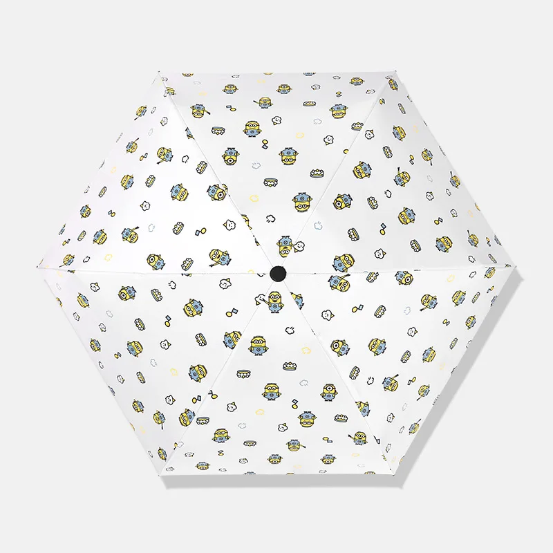 Милый детский зонт с пятью складными персонажами из мультфильмов ультралегкий