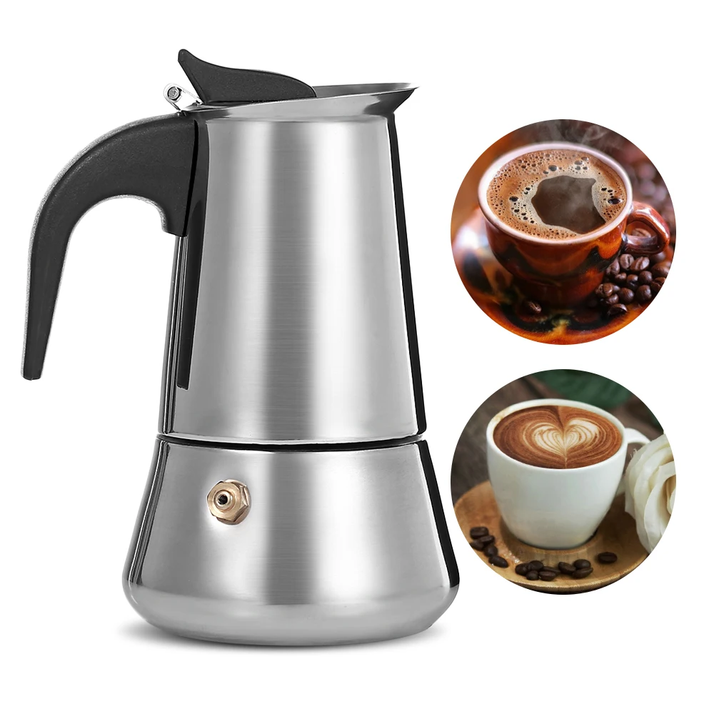 Кофейник из нержавеющей стали Moka Кофеварка плита кофеварка для эспрессо Новое