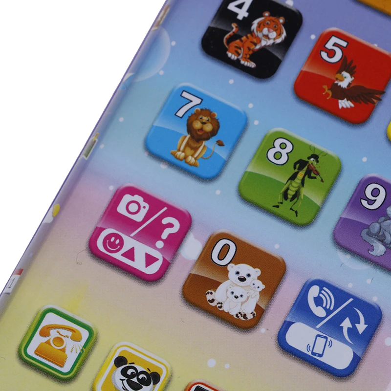 1 шт. Обучающие игрушки мобильный телефон со светодиодной подсветкой для детей