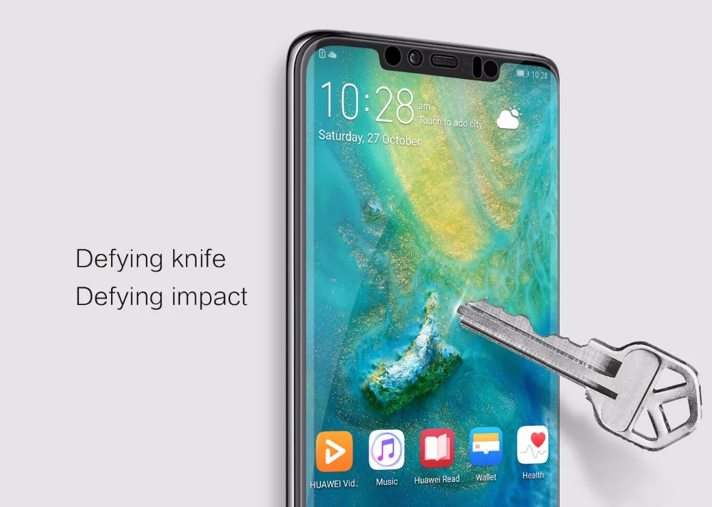 Huawei mate 20 Pro, оригинальное стекло Nillkin CP+ Max, полное покрытие, 3D закаленное стекло, Защита экрана для huawei mate 20 Pro glass