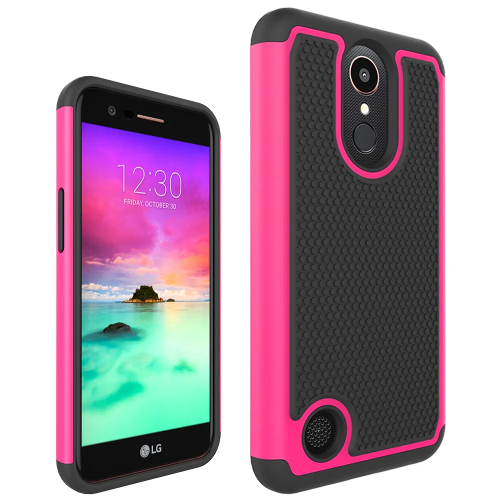 Dual Layer Heavy Duty Hybrid Armor Case Shockproof Anti Slip Cover For LG K20 Plus/K10 2017/ LV5/K20 V/Harmony/Grace LTE L59BL @ | Мобильные