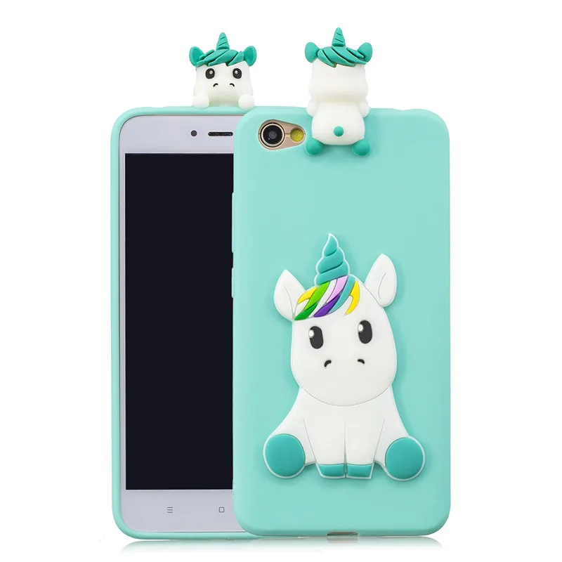 Чехол для Xiaomi Redmi Note 5A Мягкая силиконовая задняя крышка с 3D рисунком панды