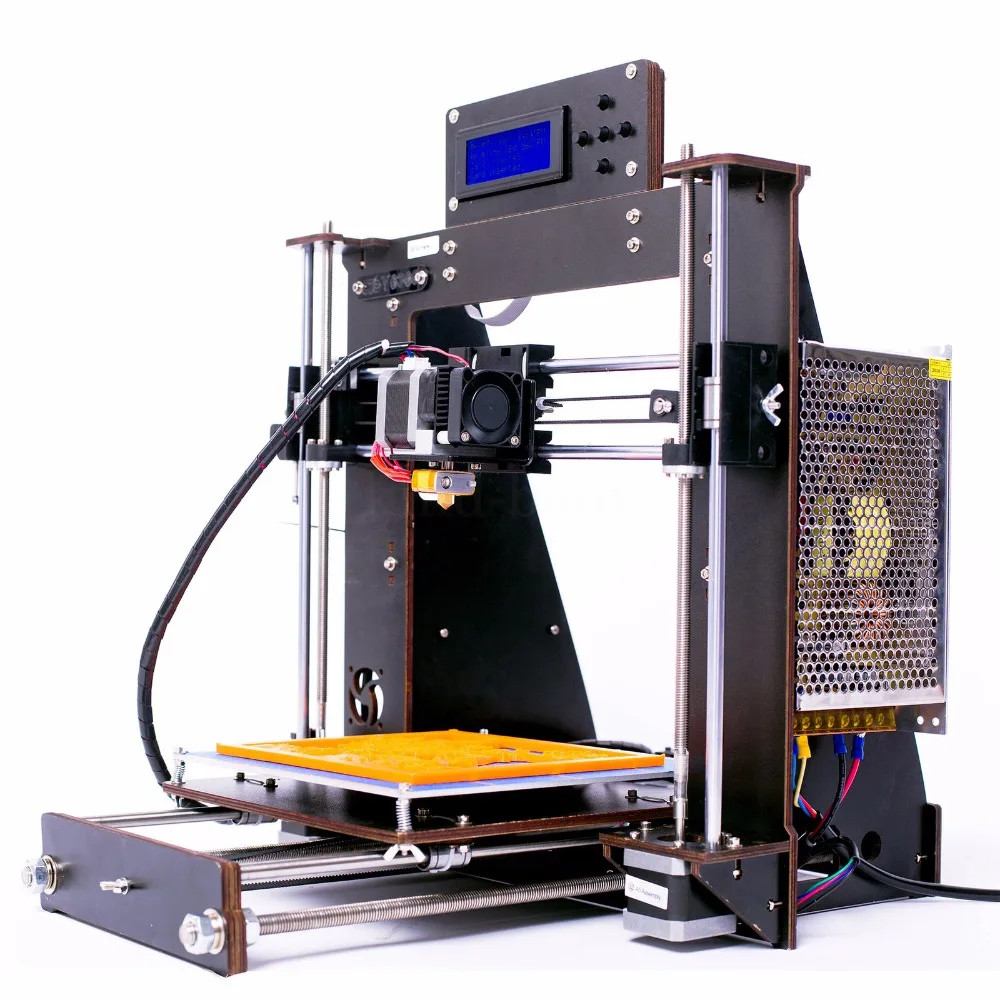 3D принтер Prusa i3 Reprap MK8 DIY MK2A с тепловым ЖК дисплеем|prusa diy 3d|diy 3d printerprusa |