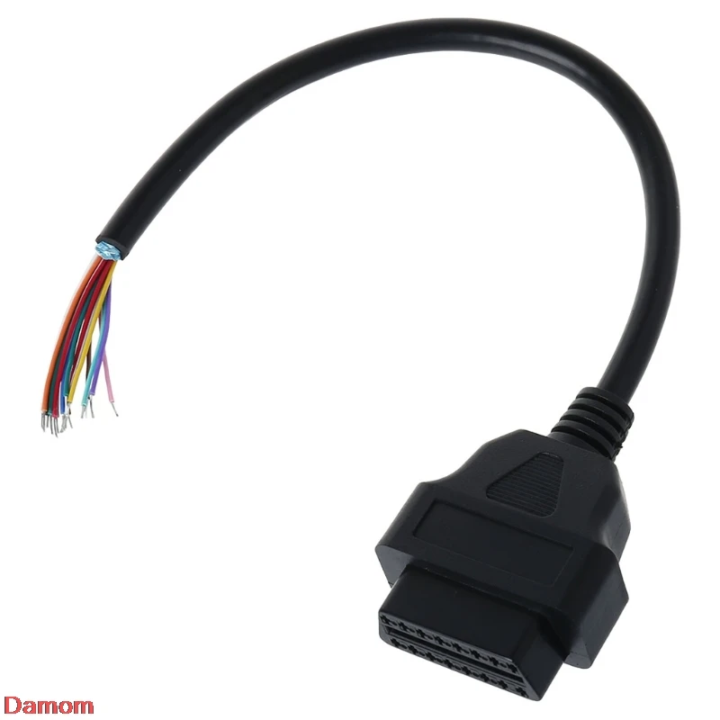 Новинка 2021 16 контактный Женский удлинитель OBD2 кабель для диагностики автомобиля