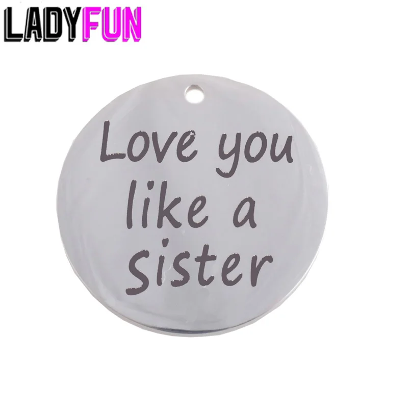 Браслеты Ladyfun из нержавеющей стали на заказ Вдохновляющие подвески для подарков