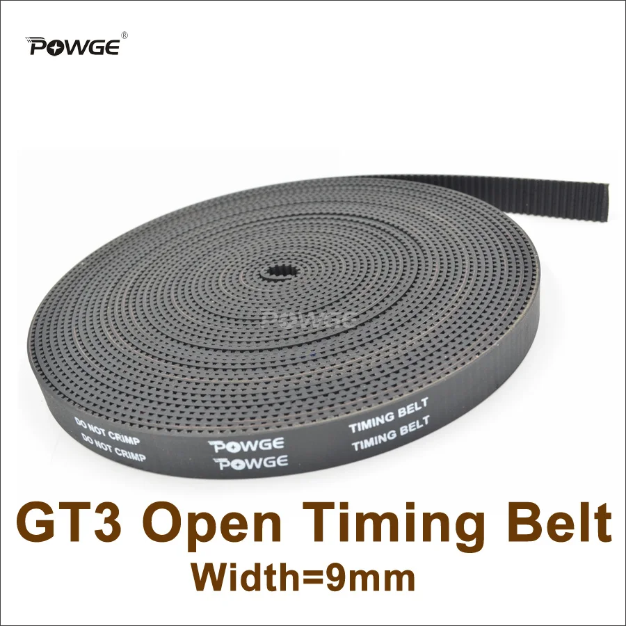 Фото POWGE 5meters 3GT Timing Belt Width=9mm Fit Pulley 3GT-9 Rubber GT3 9 Open 3D Printer Accessory High Quanlity Обустройство дома POWGE 5meters 3GT Timing Belt Width=9mm Fit Pulley 3GT-9 Rubber GT3 9 Open 3D Printer Accessory High Quanlity Обустройство дома