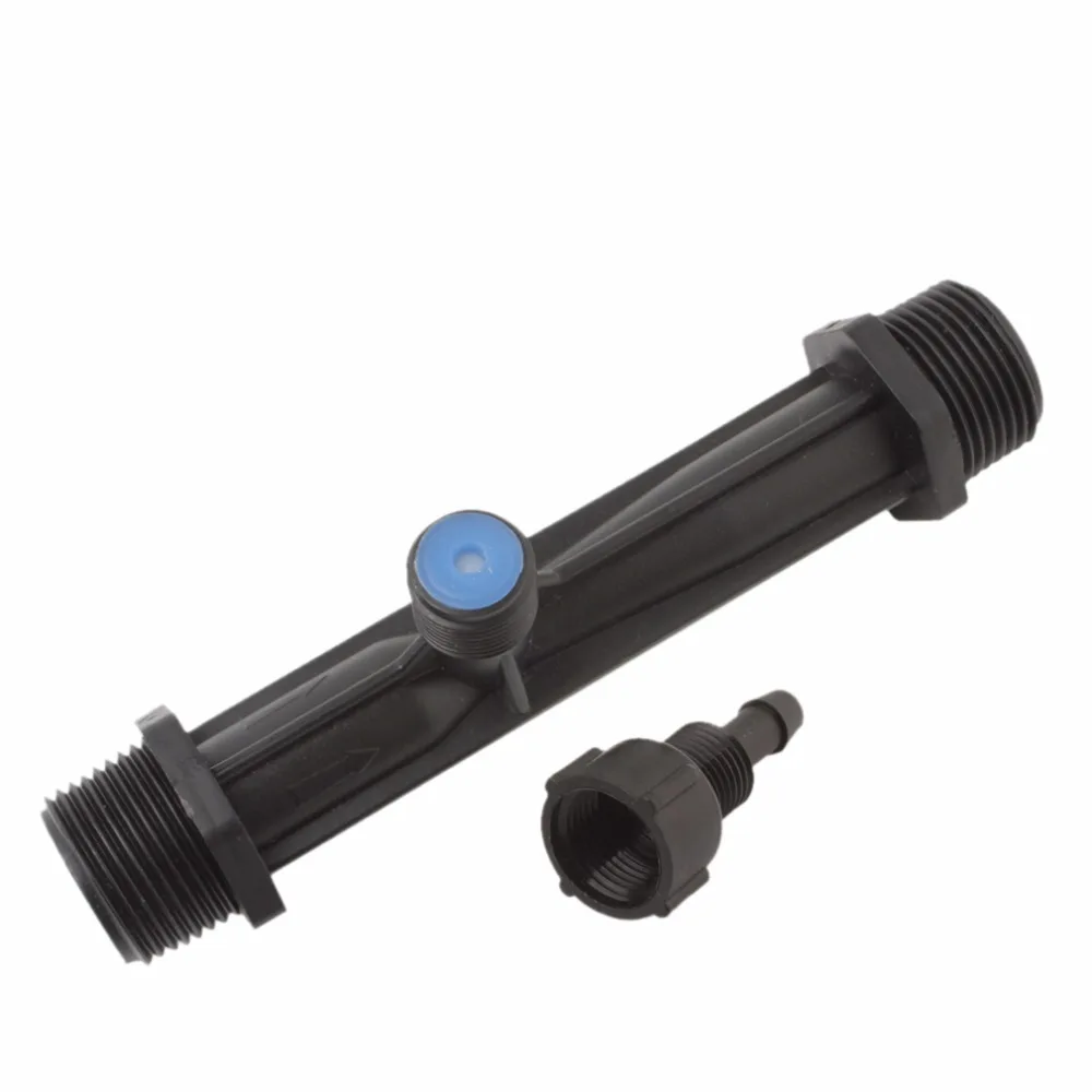 Черное устройство для капельного орошения G3/4 дюйма инжектор удобрений Вентури