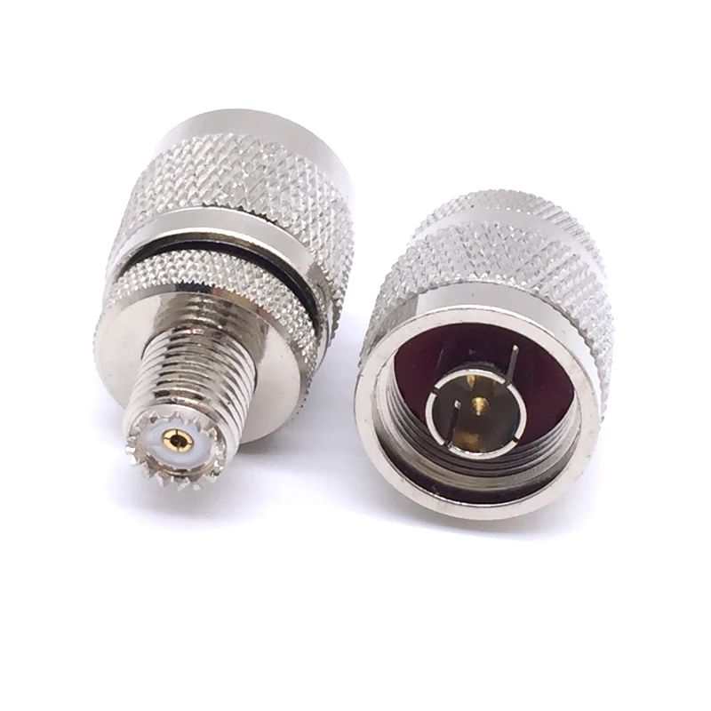 JXRF коннектор 1 шт. RF коаксиальный адаптер N штекер к мини UHF гнездовой разъем |