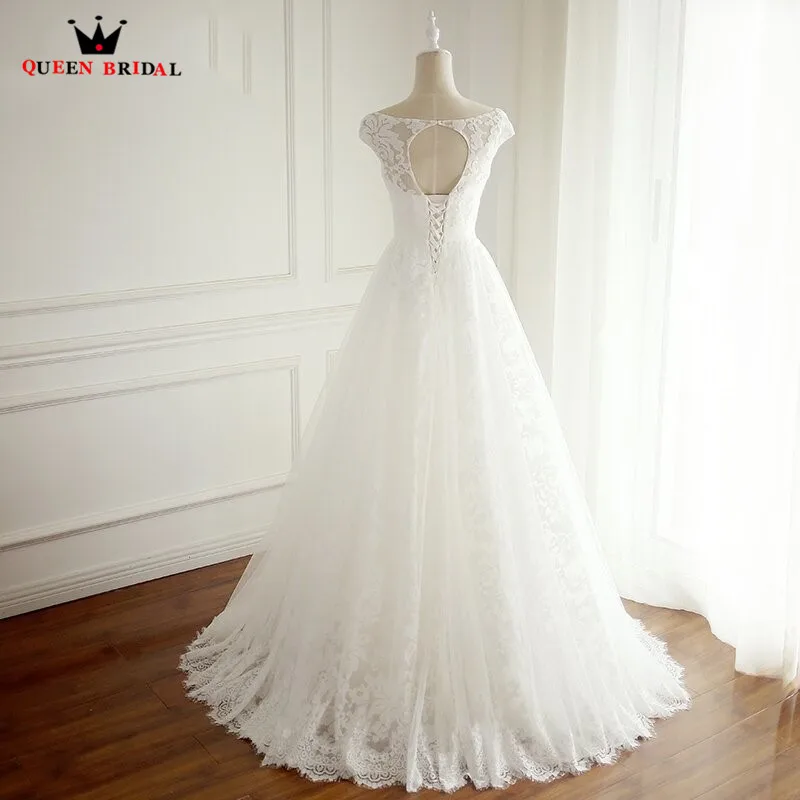 Выполненное на заказ ТРАПЕЦИЕВИДНОЕ кружевное длинное фатиновое торжественное