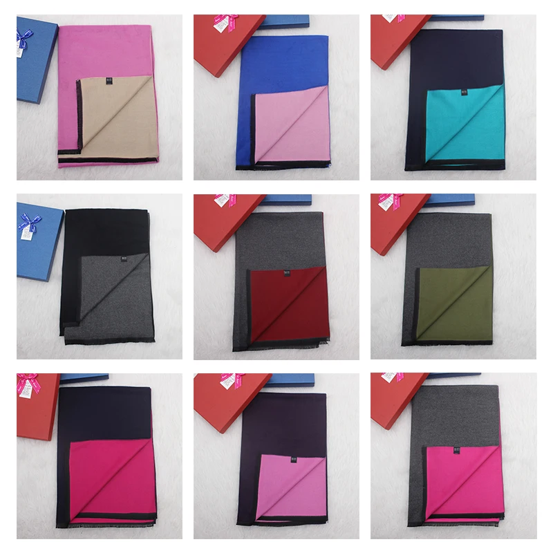 2018 Классическая шаль для женщин шарфы и палантины модный однотонный женский