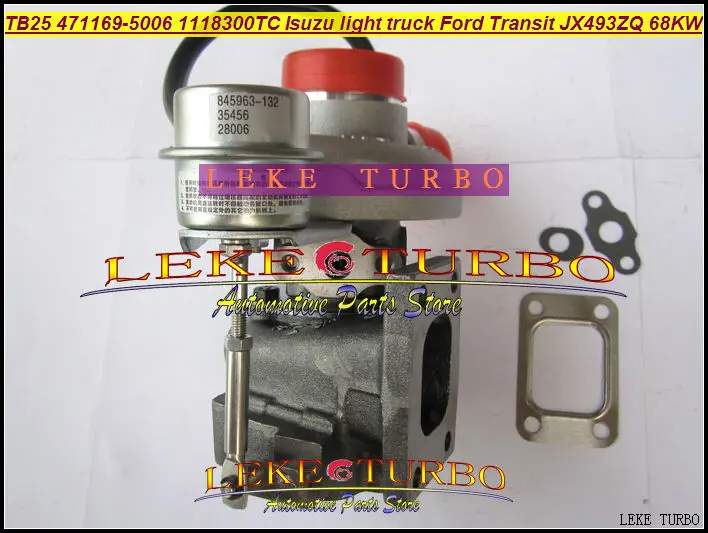 Турбокомпрессор TB25 471169 5006 0006 1118300TC для FORD JMC Transit ISUZU светильник truck JX493ZQ1 68KW|turbocharger