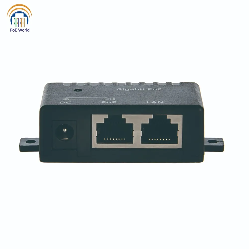 1 гигабитный настенный адаптер питания через Ethernet PoE инжектор режим B 48 В 15