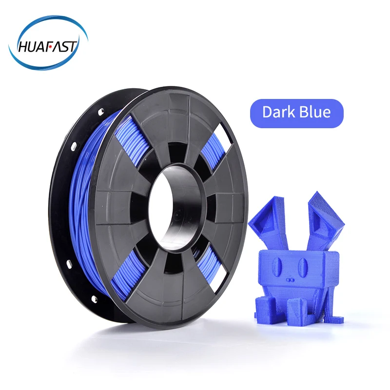 0.25kg dark blue pla HUAFAST PLA нити для 3d принтера материалы 1,75 мм 1 кг/0,25 кг ABS 3D печать Ручка нити пластиковые детали подходят для creality - Цвет: 0.25kg dark blue pla