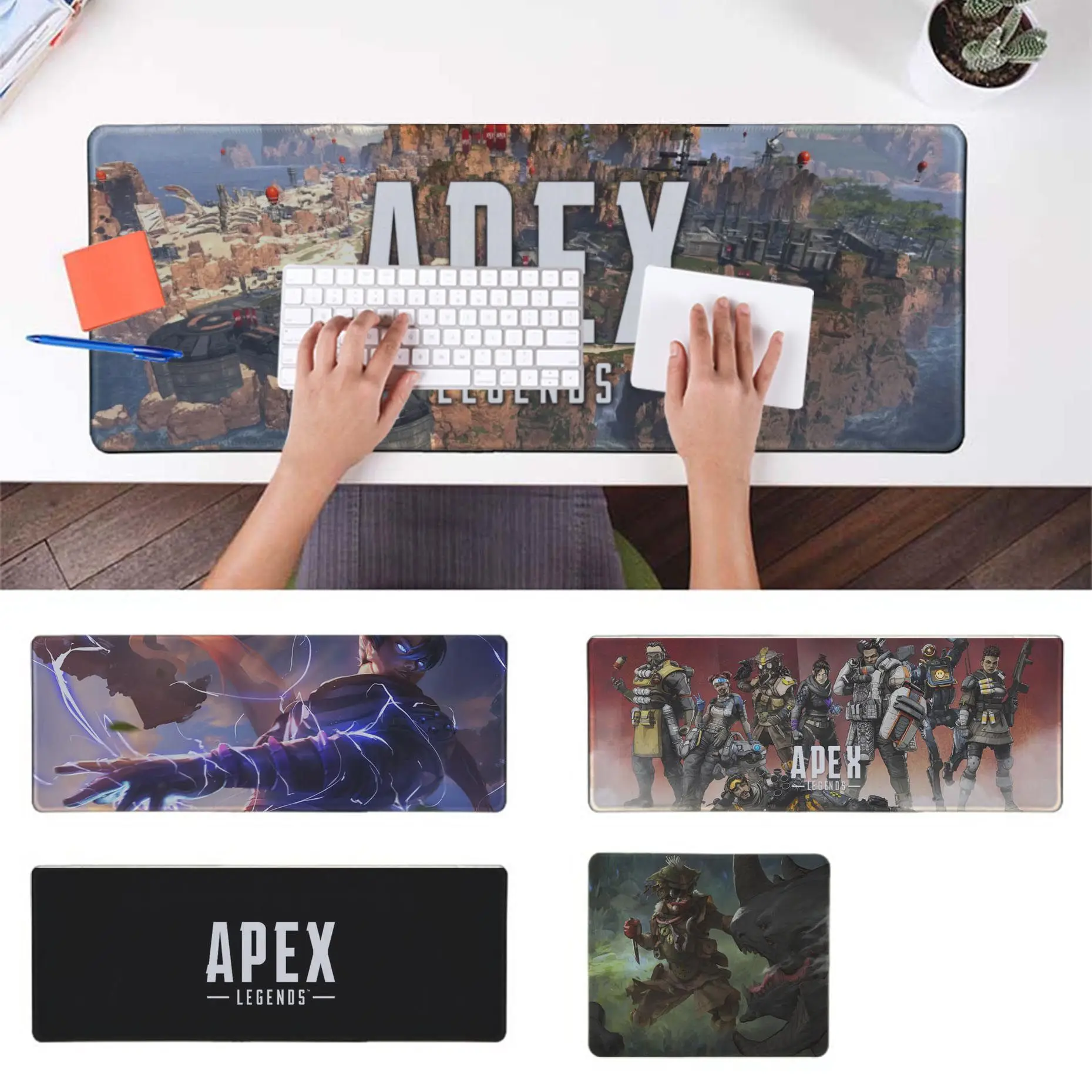 Новый классный игровой коврик для мыши Maiya Apex legends из натурального каучука