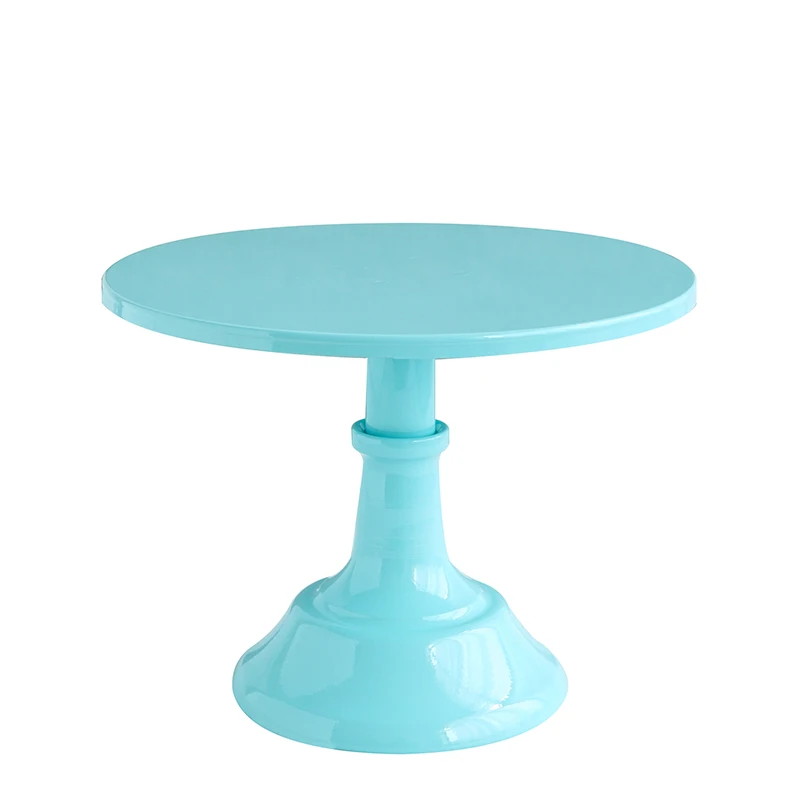 

Diameter 25/30 cm blue color cake stand wedding table decorating tools dessert candy bar Cosmetic storage rack for home DGJ042