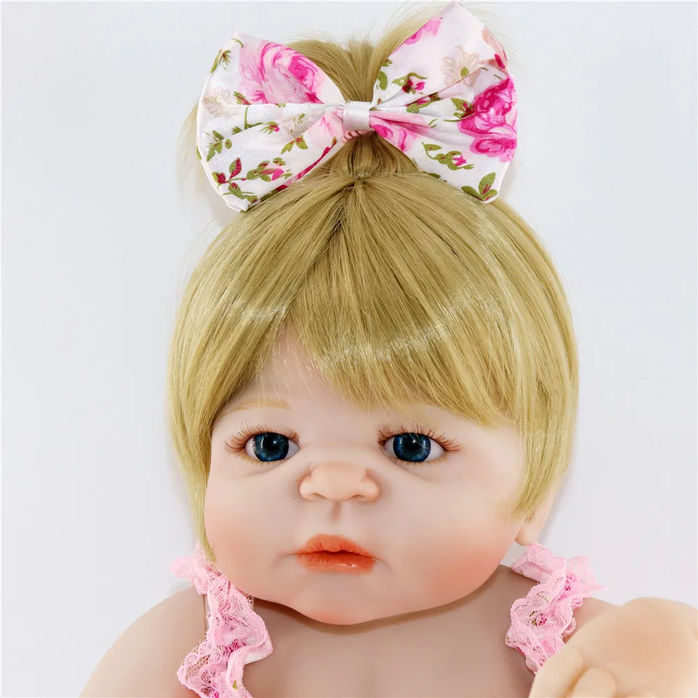 White skin bebe Reborn Baby Doll fashion Girl Princess 23 inch Dolls Alive Reborns cute Toy For kids Best Christmas present |