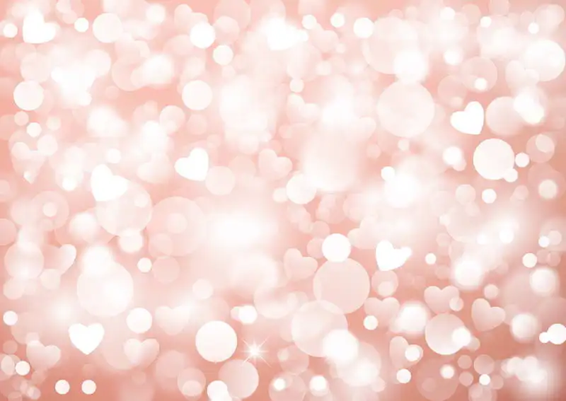 Фон для фотосъемки Рождество Синий Розовый Блестящий светильник Bokeh Bubble Снежинка
