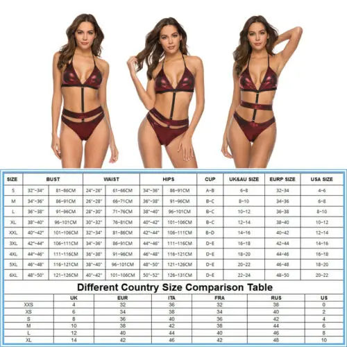Женский сексуальный бандажный бикини с пуш-ап бюстгальтером купальный костюм